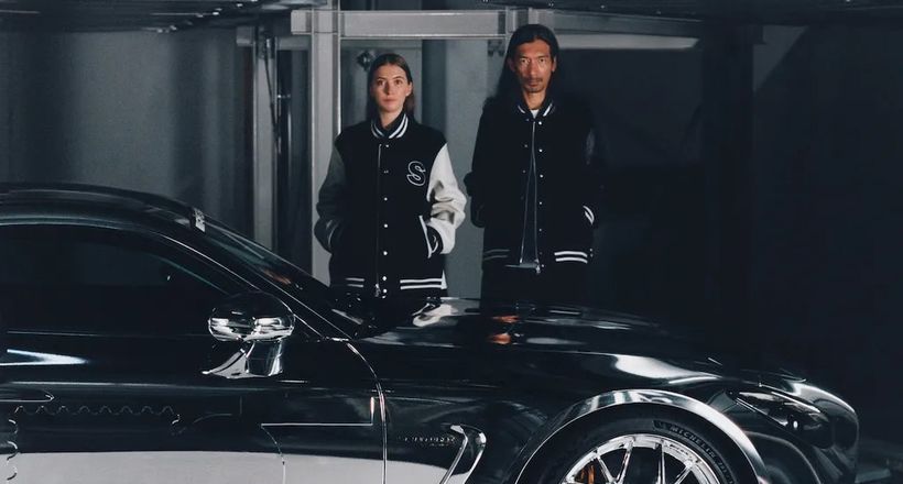 Sacai hợp tác Mercedes-AMG: Bộ sưu tập và bọc xe Sacai x AMG