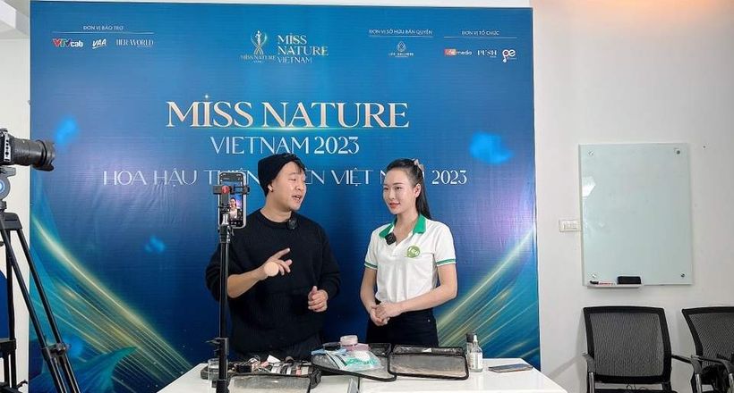 Chuyên gia trang điểm Đỗ Kim Kim đồng hành cùng Miss Nature Vietnam 2023