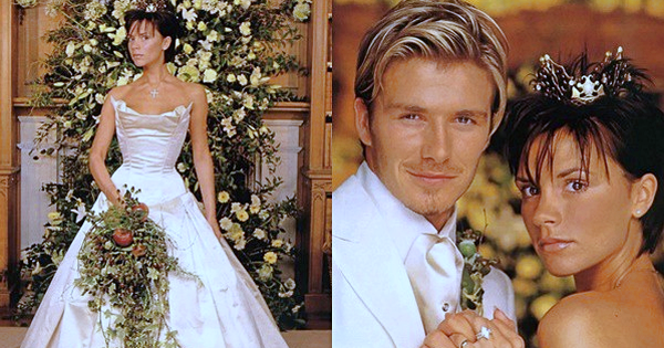 "Đám cưới thế kỷ" từ thập niên 90 của cặp đôi David Beckham và vợ
