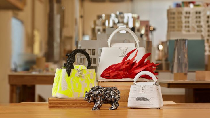 BST túi xách Louis Vuitton x Frank Gehry thiết kế kết hợp thủ công