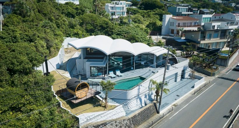 Biệt thự ven biển thiết kế như con sóng vỗ