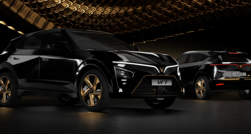 VF 7 Dragon Forged ra mắt tại sân khấu có Maroon 5