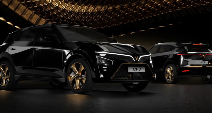 VF 7 Dragon Forged ra mắt tại sân khấu có Maroon 5