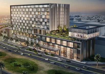 Tòa nhà khách sạn cao 12 tầng với không gian hiện đại đẳng cấp WW