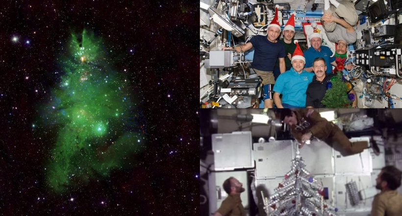 Người yêu thiên văn thích thú trước "cây thông Noel giữa ngân hà" được NASA công bố