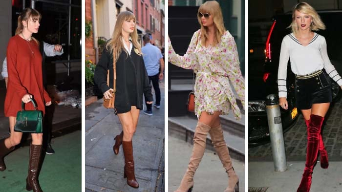 Học cách Taylor Swift phối đồ với boots cao cổ giúp cô 'hack dáng'