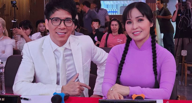 Trang Nhung chấm thi Tiếng hát Việt Toàn cầu 2023