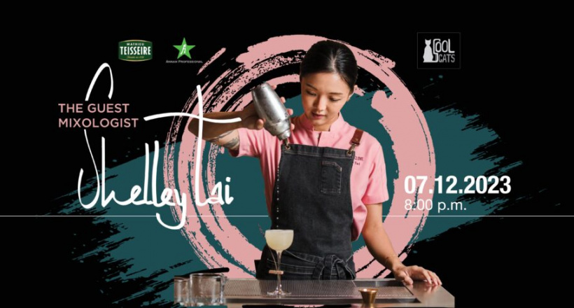 Nhà vô địch Diageo World Class Hong Kong 2019 Shelley Tai xuất hiện tại Cool Cats Jazz Club