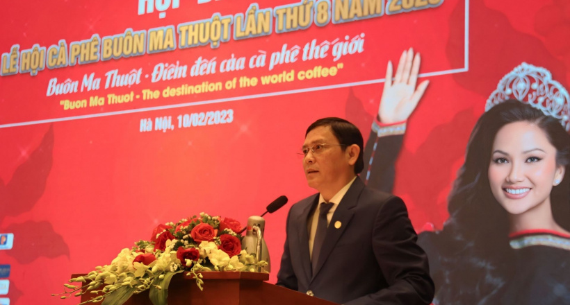 Họp báo Lễ hội Cà phê Buôn Ma Thuột lần thứ 8 năm 2023 tại Hà Nội