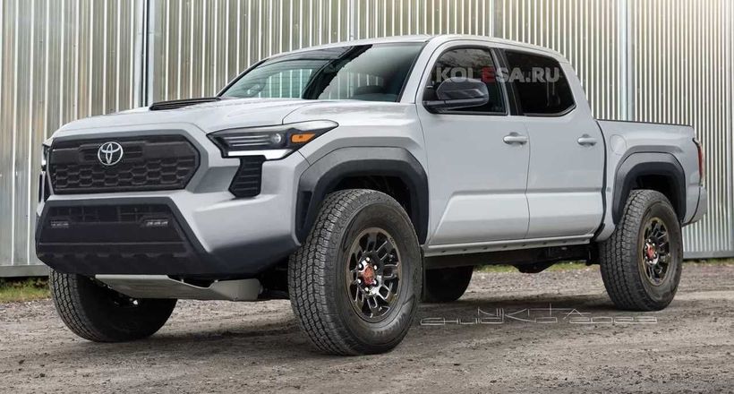 "Vén màn" xe bán tải Toyota Tacoma 2024 – đối thủ khiến Ford Ranger phải dè chừng
