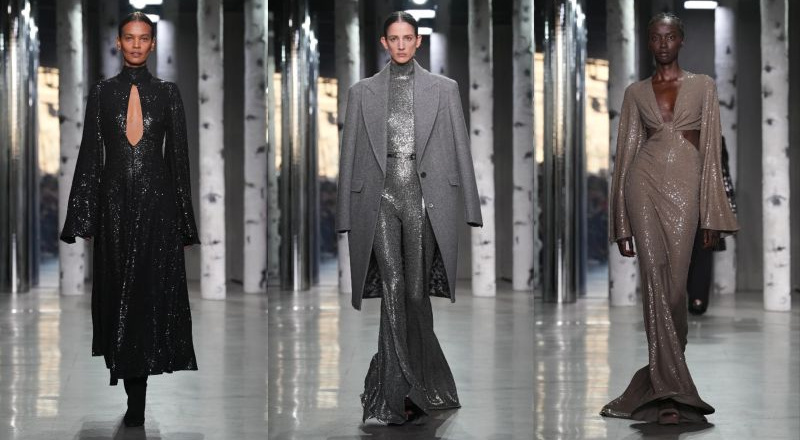 BST Thu Đông 2023 Michael Kors sang trọng cùng monochrome