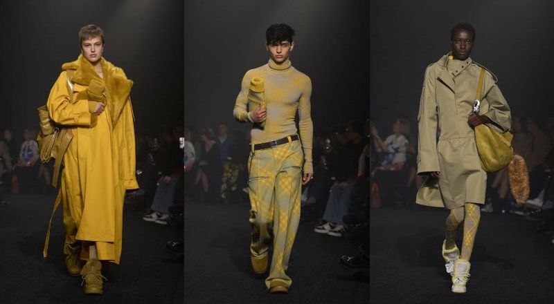 BST Burberry Thu Đông 2023 cá tính riêng của Daniel Lee