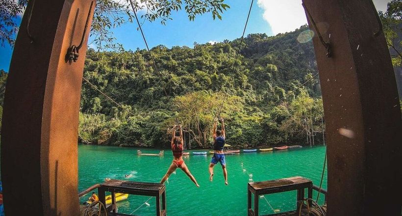 Quảng Bình là điểm chơi zipline hàng đầu châu Á