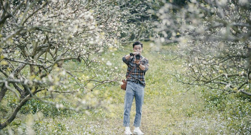 Nhiếp ảnh gia kiếm bộn tiền nhờ mùa hoa mận Mộc Châu