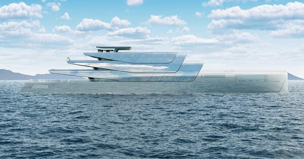 Hé lộ siêu du thuyền Pegasus 'tàng hình' được làm bằng kính gương