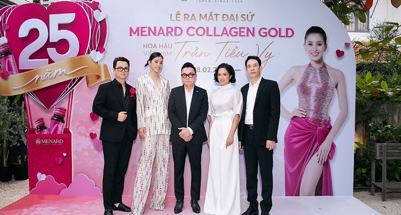 Hoa hậu Trần Tiểu Vy làm đại sứ Menard Collagen Gold