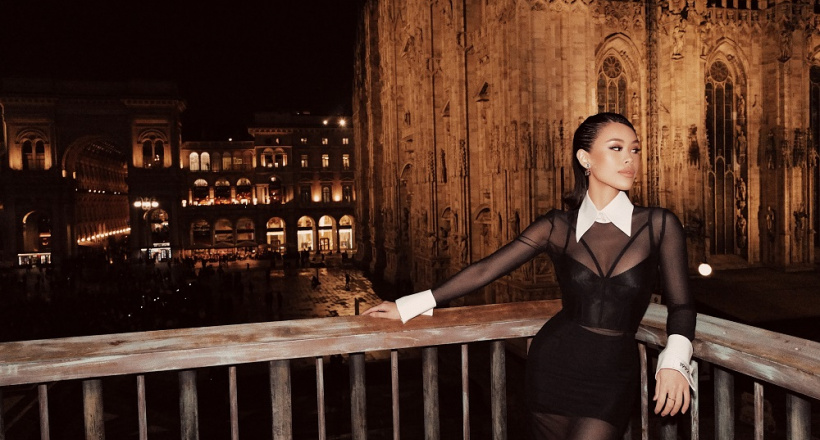 Nữ doanh nhân Tiên Nguyễn thời thượng hết nấc tại tuần lễ thời trang