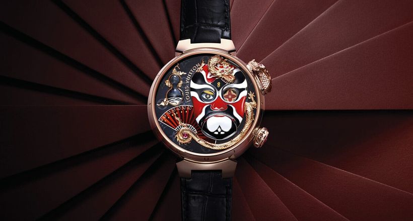 Ra mắt đồng hồ kinh kịch Louis Vuitton cảm hứng từ kinh kịch Trung Hoa