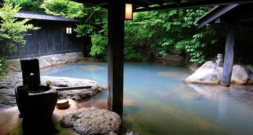 Khái niệm thư giãn Onsen và ryokan - du lịch truyền thống Nhật Bản