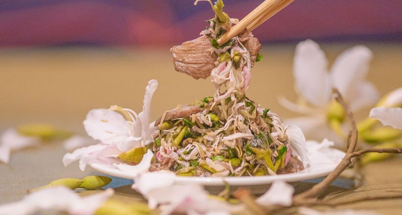 Hai món ăn từ hoa ban Mộc Châu