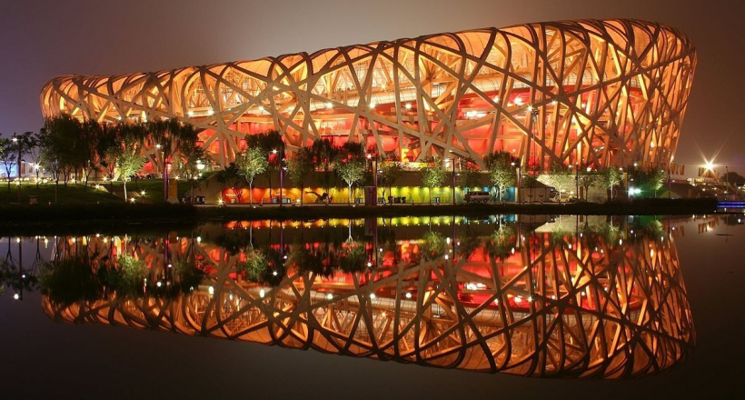 Kiến trúc tổ chim độc đáo của sân vận động Bắc Kinh xứng tầm Quốc gia