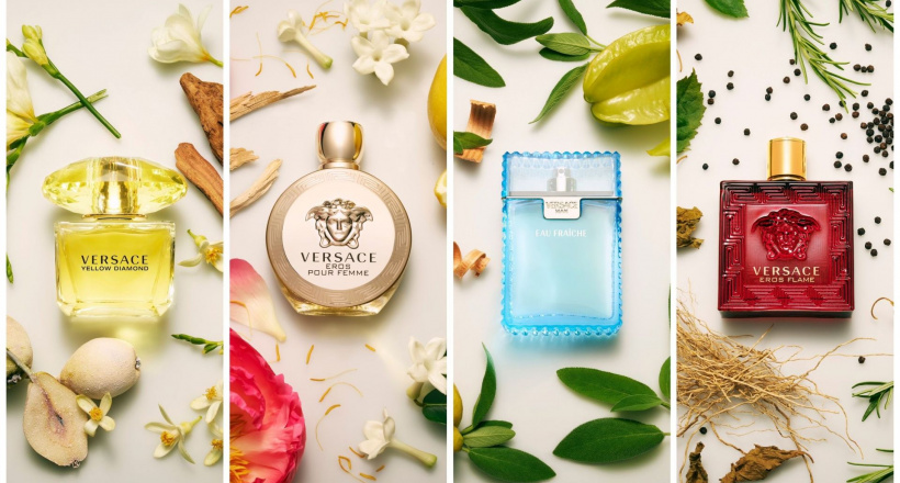 Khúc giao mùa rực rỡ đến từ hương thơm Versace