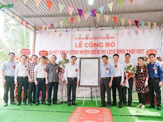 Nghệ An: Công nhận Điểm du lịch sinh thái HDT (Thanh Thủy, Thanh Chương)