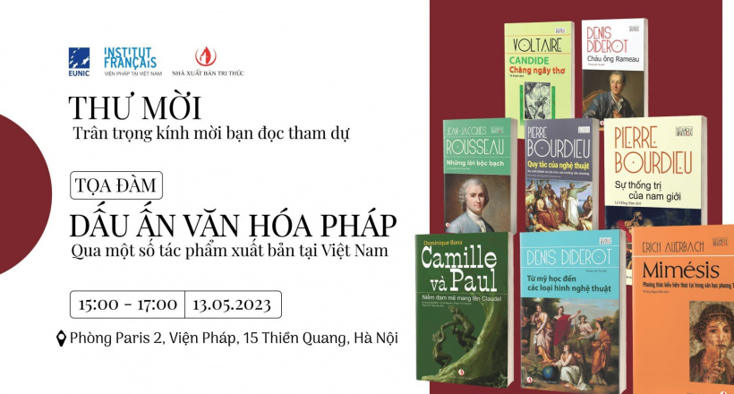 Đến với Tọa đàm Dấu ấn văn hóa Pháp