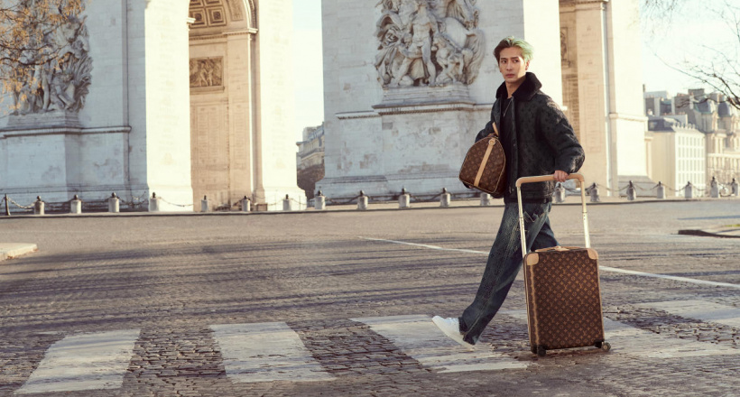 Jackson Wang và Louis Vuitton khám phá Paris với chiếc vali Horizon