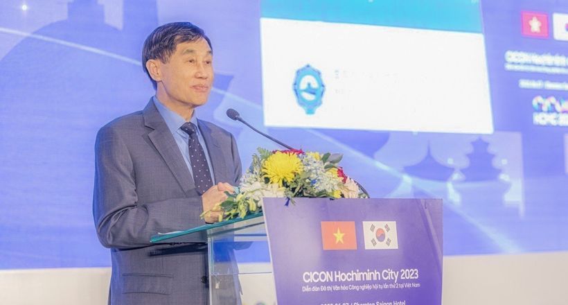 Diễn đàn CICON HCMC 2023: Xây dựng đô thị thông minh - văn hóa - hội tụ tại TP.HCM giữa Việt Nam - Hàn Quốc.