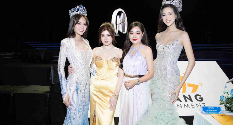 Hoa hậu Hoàng Thanh Nga trang nhã xuất hiện tại sự kiện