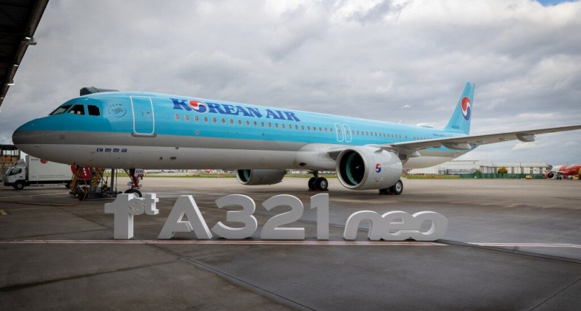 Korean Air khai thác máy bay Airbus A321neo thế hệ mới tại Việt Nam