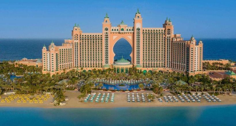 Chiêm ngưỡng toàn cảnh đảo cọ Palm Jumeirah tại Atlantis The Palm Dubai