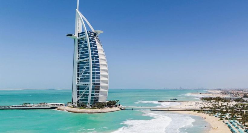 Kỳ nghỉ đẳng cấp 7 sao trên biển tại khách sạn Burj Al Arab Jumeirah Dubai