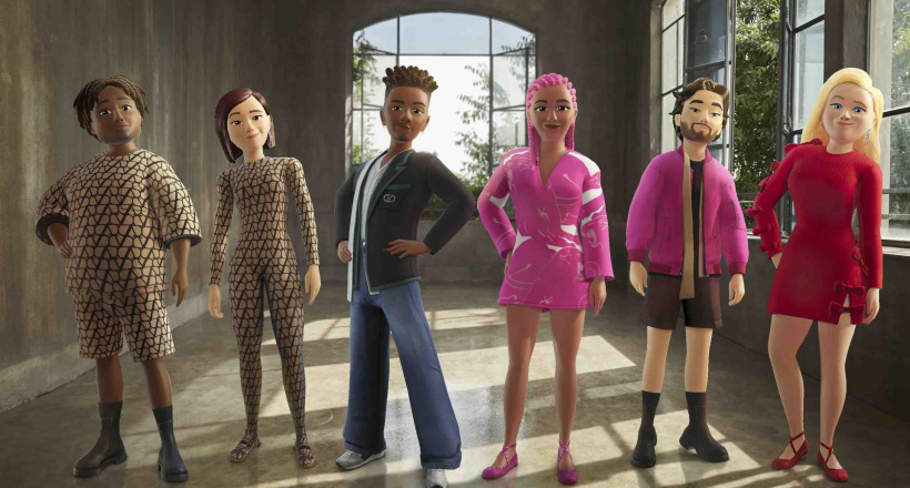 Maison Valentino hợp tác cùng Meta ra mắt 6 giao diện avatar ảo