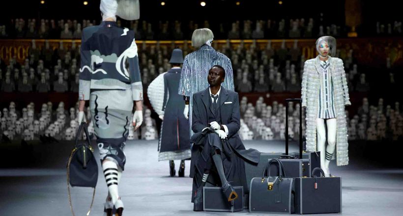Thom Browne Couture Winter 2023: Bước chân vào lịch thời trang cao cấp