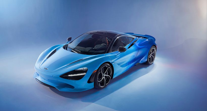 McLaren 750S chủ đề Quang phổ của MSO lớp sơn hoàn thiệt đa sắc