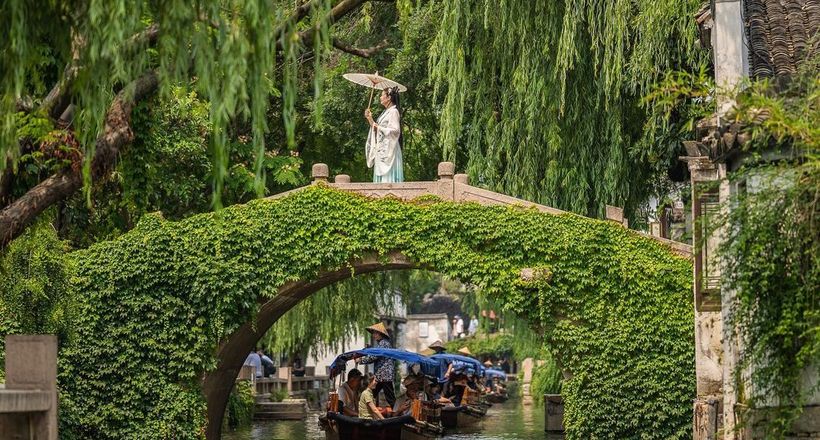 Ấn tượng với cảnh sắc nên thơ, đẹp hút hồn tại cổ trấn Châu Trang – Trung Quốc