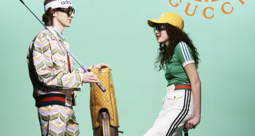 Adidas & Gucci kết hợp tung ra BST thời trang Golf sang trọng
