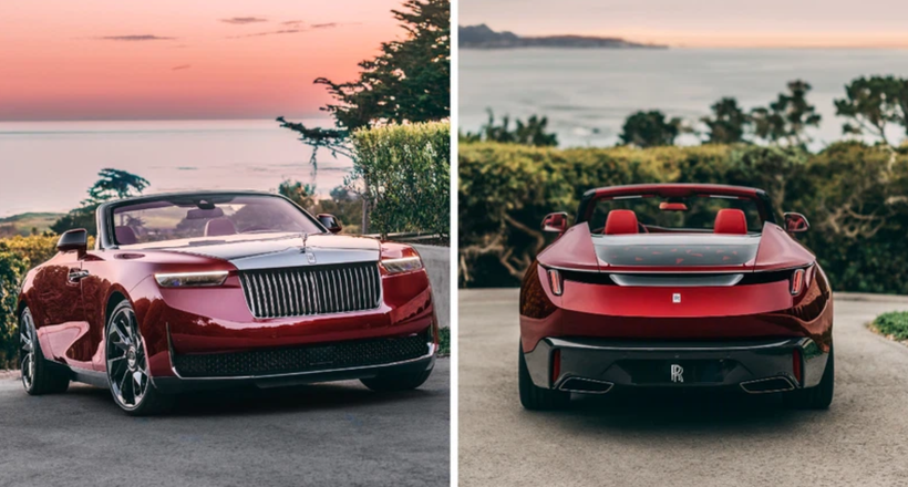 Siêu xe Rolls-Royce La Rose Noire Droptail cảm hứng từ Audemars Piguet