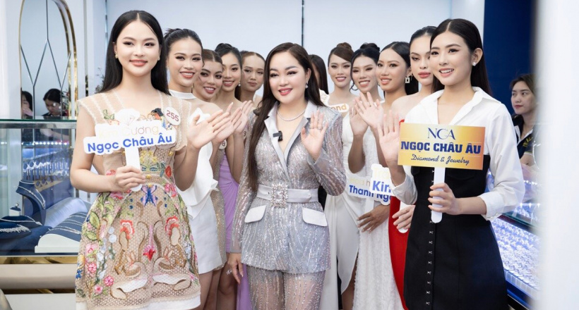 Hoa hậu Hoàng Thanh Nga đón tiếp dàn thí sinh Miss Grand Vietnam 2023