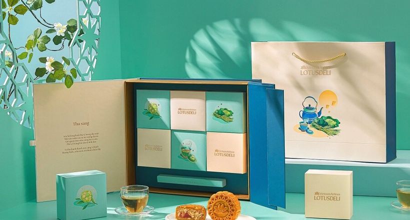 Vietnam Airlines phục vụ bánh Trung thu trên các chuyến bay