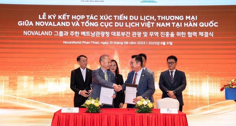 Đẩy mạnh xúc tiến du lịch – thương mại, Novaland Group ký kết hợp tác với các hiệp hội, doanh nghiệp Hàn Quốc
