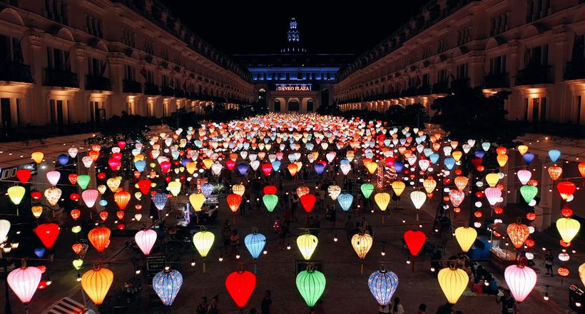 Phố đèn lồng Danko City – Tọa độ “check-in” hot nhất Thái Nguyên mùa trung thu 2023