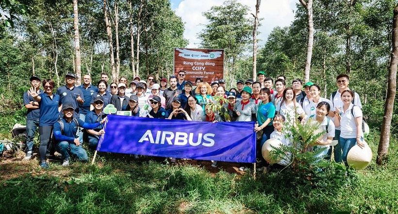Tập đoàn Airbus triển khai Dự án Rừng Cộng đồng tại Việt Nam