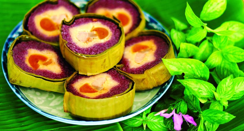 Top 6 món bánh miền Tây được làm từ lá cẩm đẹp mắt