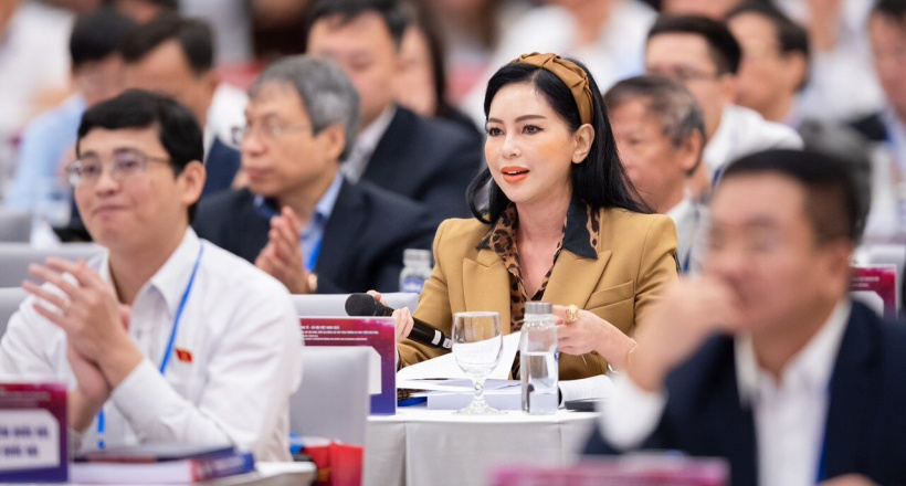 CEO IPPG Lê Hồng Thủy Tiên tại Diễn đàn Kinh tế - Xã hội Việt Nam 2023