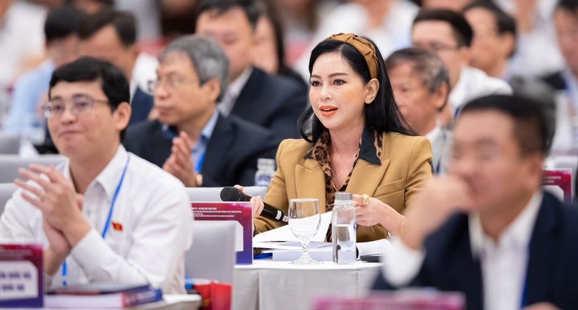 CEO IPPG Lê Hồng Thủy Tiên tại Diễn đàn Kinh tế - Xã hội Việt Nam 2023