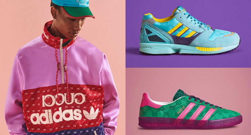 Mẫu giày thể thao hợp tác đẳng cấp - Gucci x Adidas Originals Gazelle