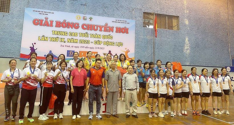 Giải bóng chuyền hơi trung, cao tuổi khu vực phía Nam, tranh cúp Động Lực năm 2023